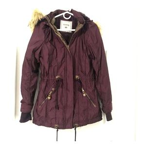 Hooded lined winter jacket
